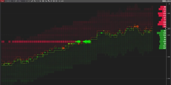 Trading OrderFlow with Limit Order Visualizer, Level 2 data, Limit Orders